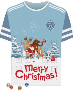 Shape Adventskalender Trikot  - Inhalt nach Wahl - inkl. Werbedruck