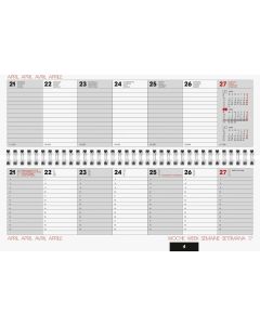 BRUNNEN Tischkalender Modell 772 Kunstleder Livello